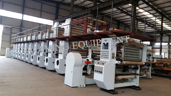 Flexible Printing Unit Plastic Printing Machine , Gravure Printing Machine
