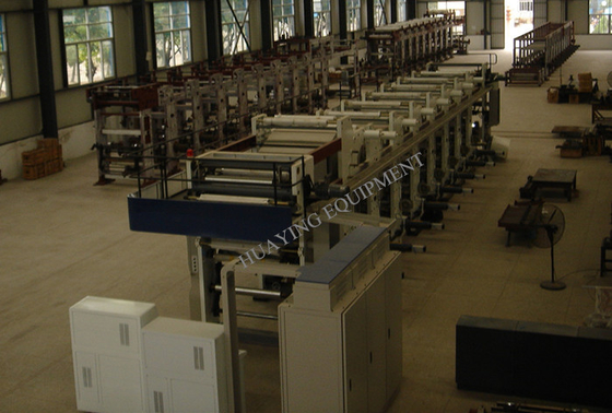 9 Colors Flexographic Printing Machine , Rotogravure Printer With Ink Tray Trolley
