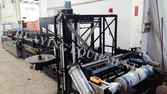 Pouch Packing Machine For Food Packaging , Plastic Bag Making Machine Double Cutter Device