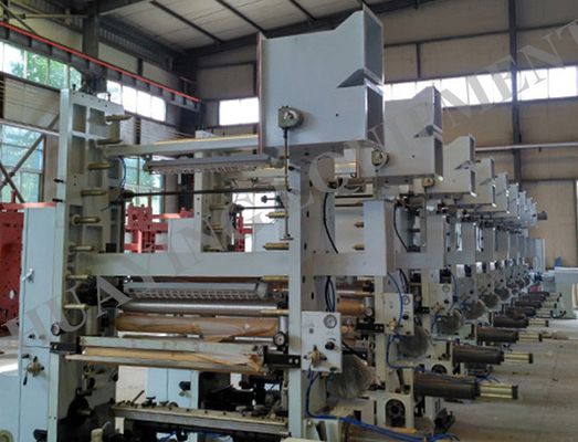 9 Colours Rotogravure Printing Machine For Printing Lamination Film With Printing Unit Servo Driven