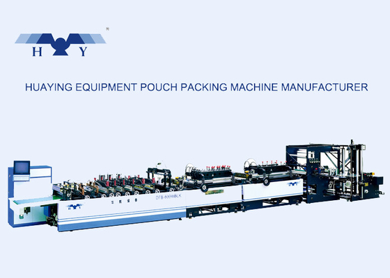 High-speed Automatic Waterproof Pouch Making Machine With Standing And Zipper Seal