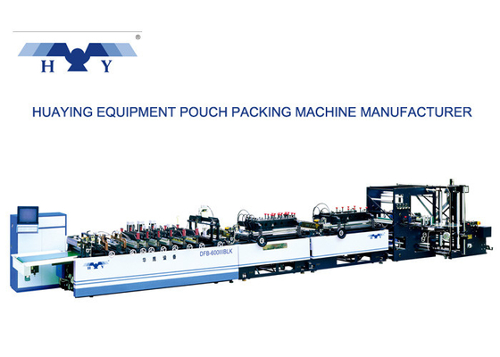 Side Seal Pouch Making Machine For Industry Packaging 160 P/min PLC Controlling System