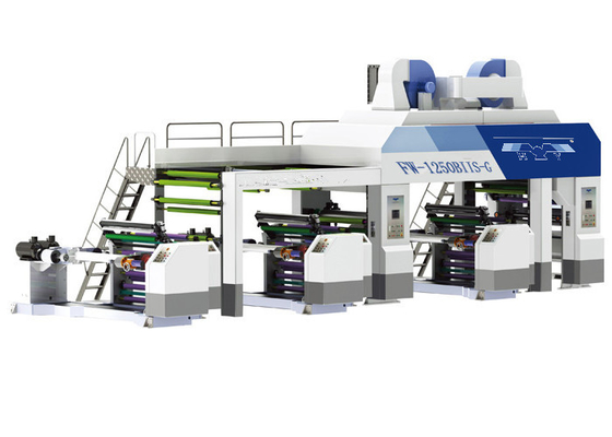 Fully Automatic Solventless Lamination Machine Speed 338m/min With Five Rollers Trolley