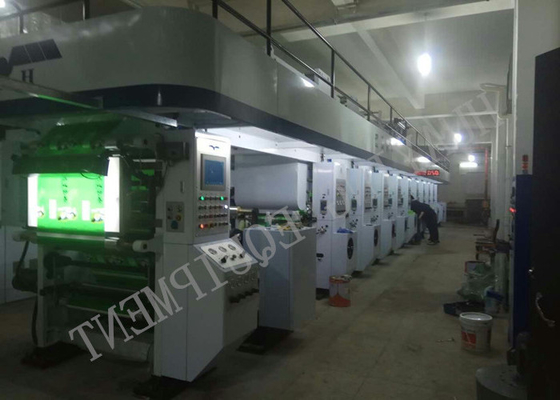 Computer Color Register Rotogravure Printing Machine Max Working Speed 185 m/min Solvent - based